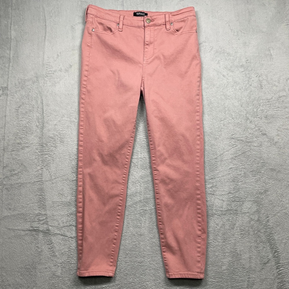 Buffalo David Bitton Havana Ankle Skinny Jeans Women 8/29 Pink High Rise Stretch